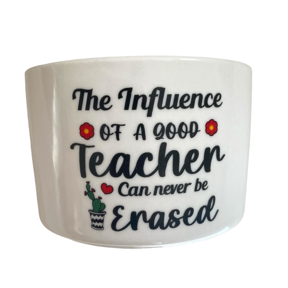 Teacher Gift Cactus Planter Christmas Thank a Teacher Gift